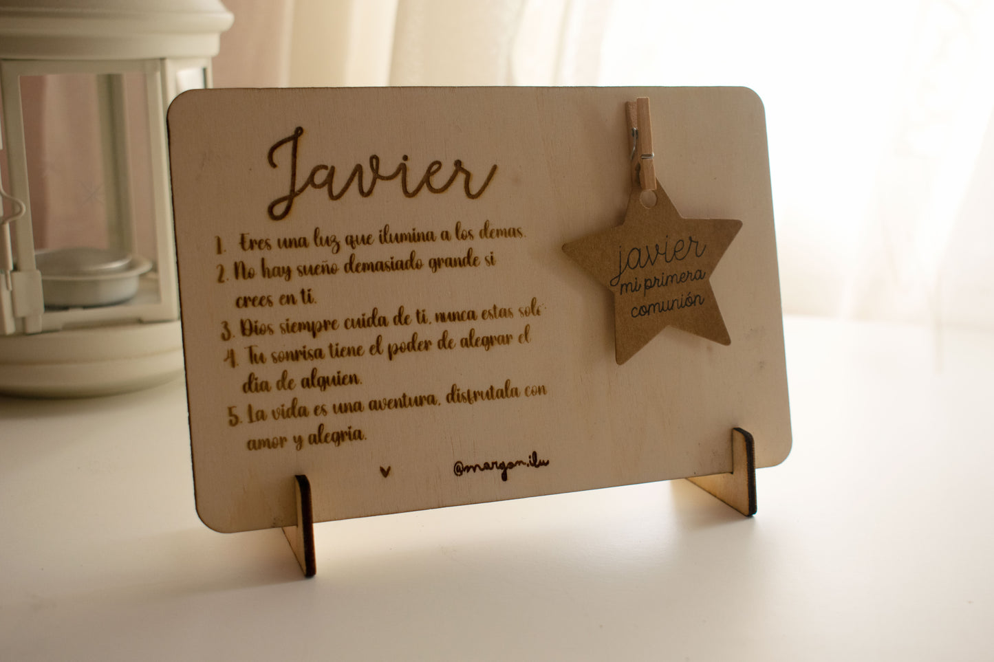 Mi Primera Comunión - Regalo Personalizado de la Catequista