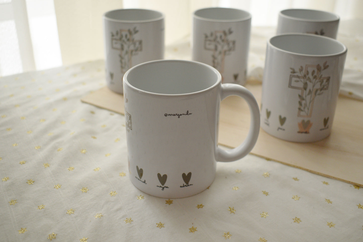 Tazas personalizadas para comuniones – Un recuerdo bonito que se usa cada día